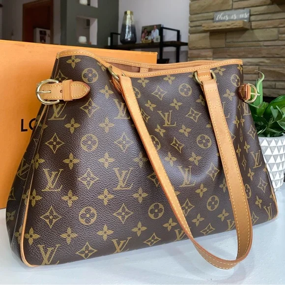 Louis Vuitton Brown Monogram Tote Bag - Picture 4 of 17